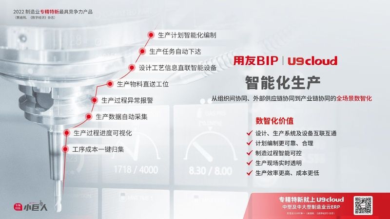 賦能“中國智造”，用友U9 cloud智能工廠建設(shè)